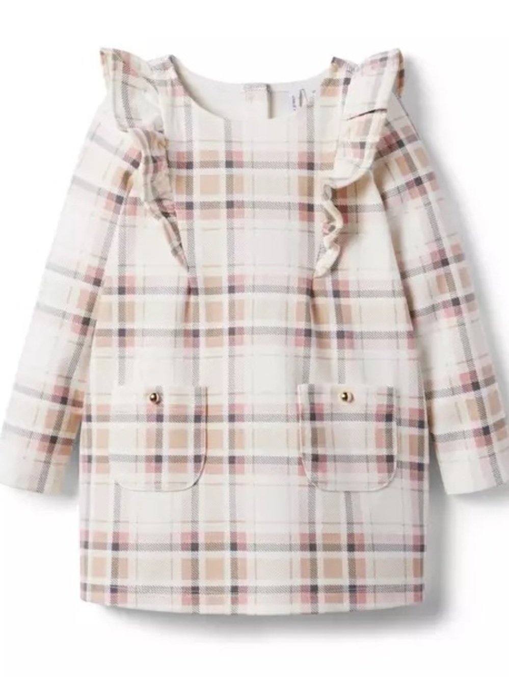 Janie and Jack plaid girls dress, new with tags, size 4T